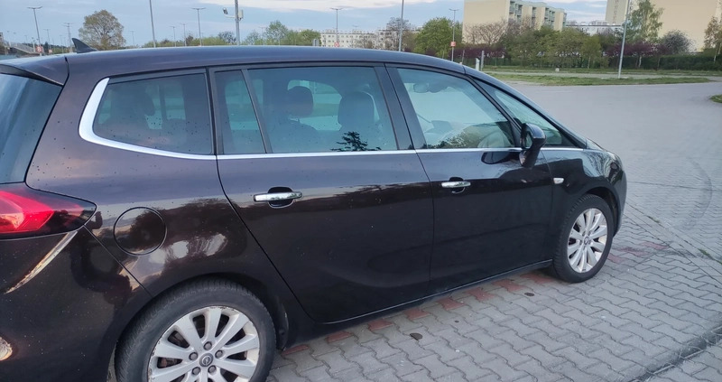 Opel Zafira cena 34500 przebieg: 210698, rok produkcji 2013 z Gdańsk małe 56